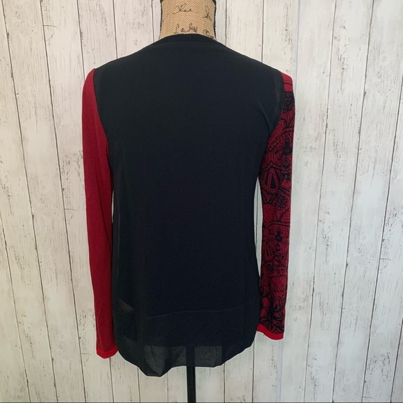 Desigual Long Sleeve Top Small - Picture 2 of 8